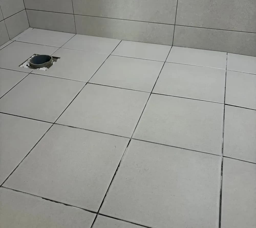 욕실 바닥 줄눈 시공 전
